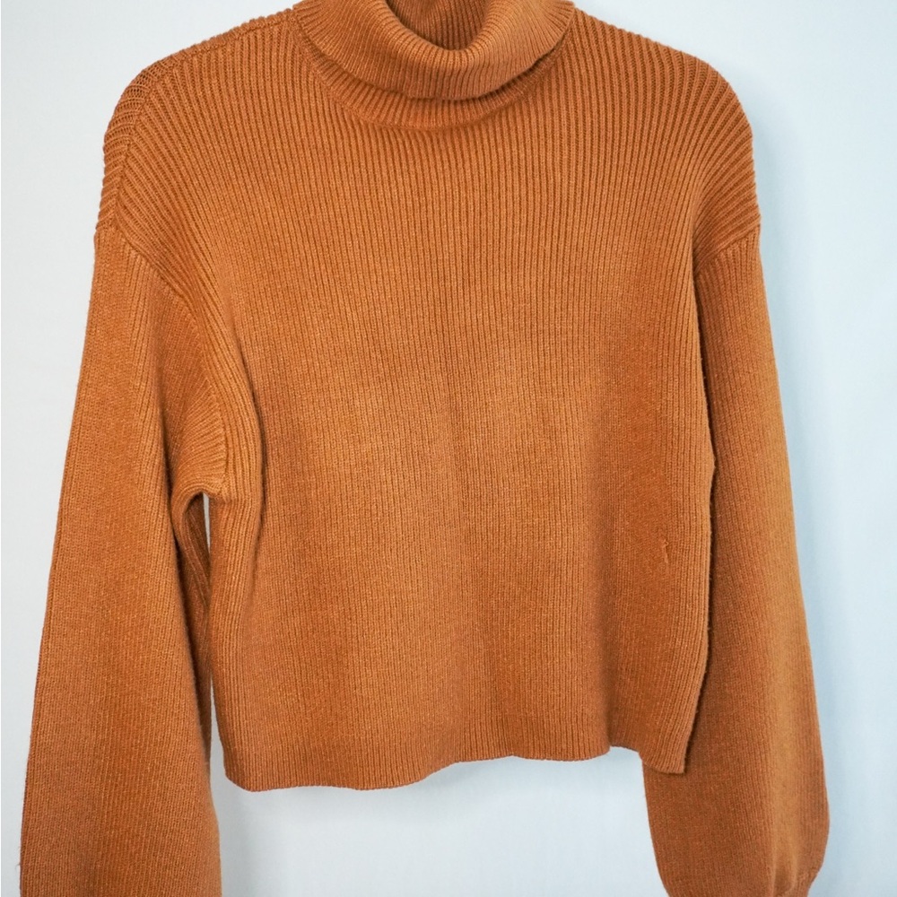 Francesca's Collections Camel Knit Sweater